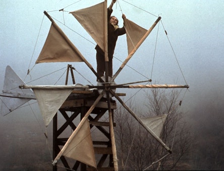 Cretan windturbine in the late 1970s