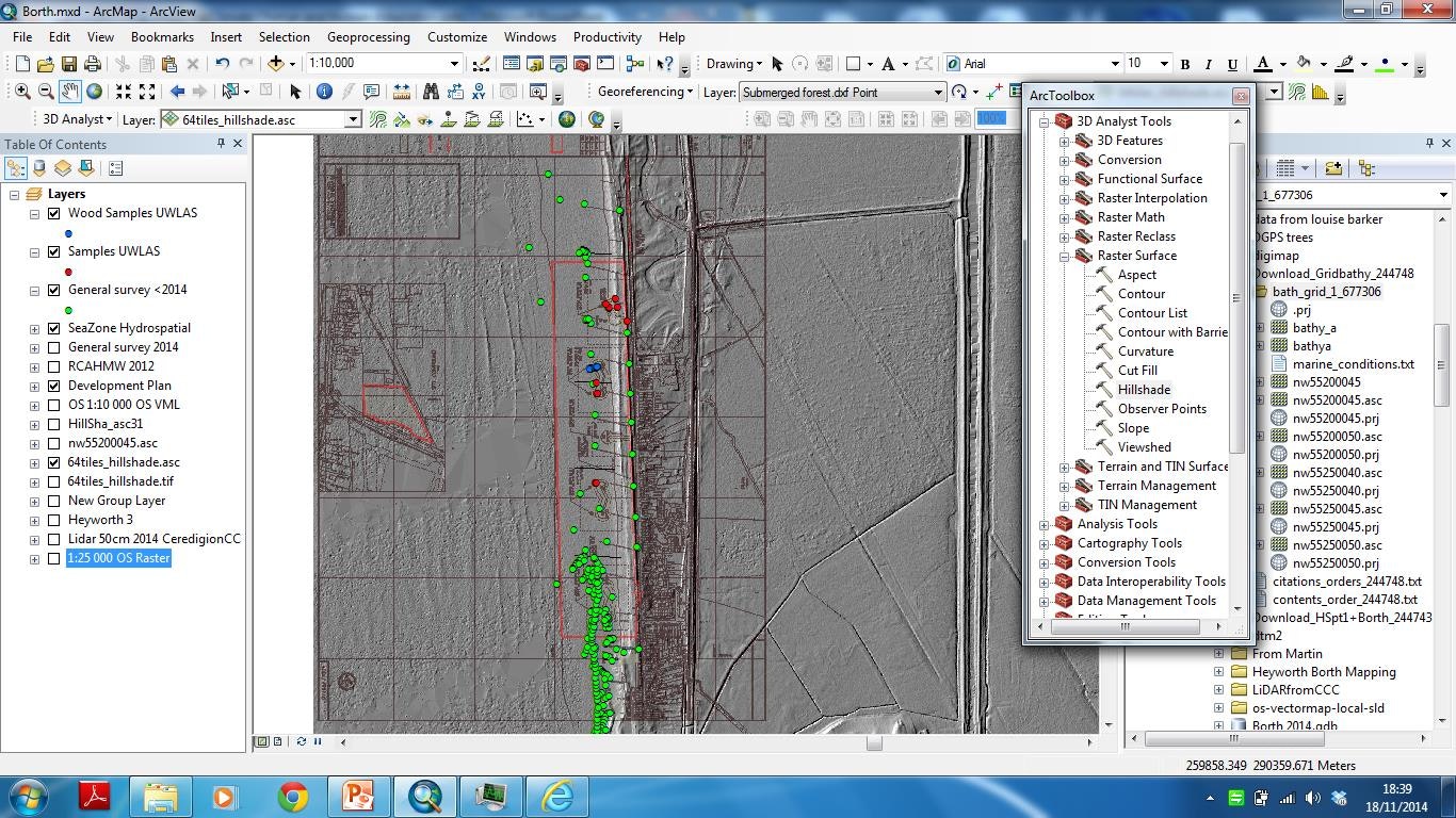 Borth project GIS
