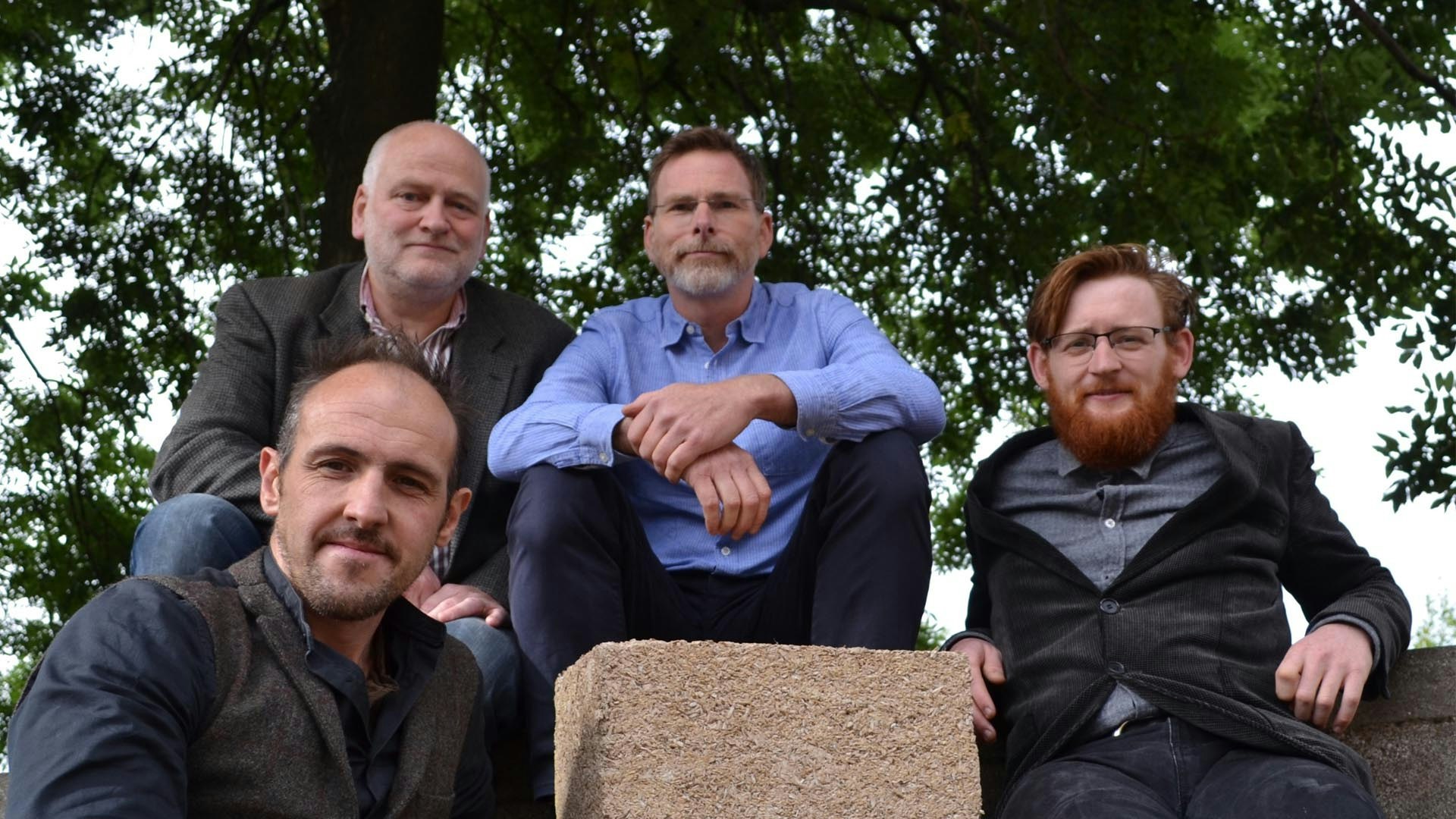 The Industrial Nature team, l-r: Sam Baumber, Ewan Mealyou, Scott Simpson, Euan Lochhead
