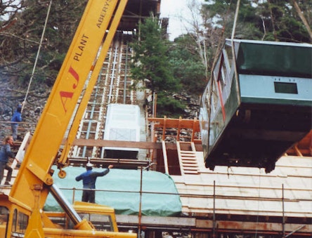 building the Cliff Railway