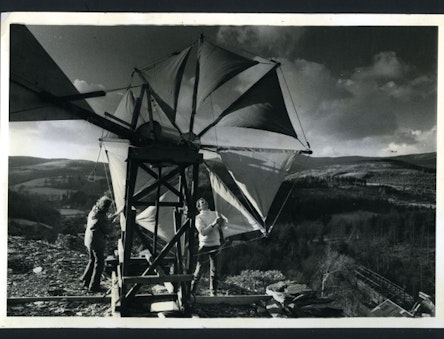 Creatan wind turbine - generating electricity in the 1970s