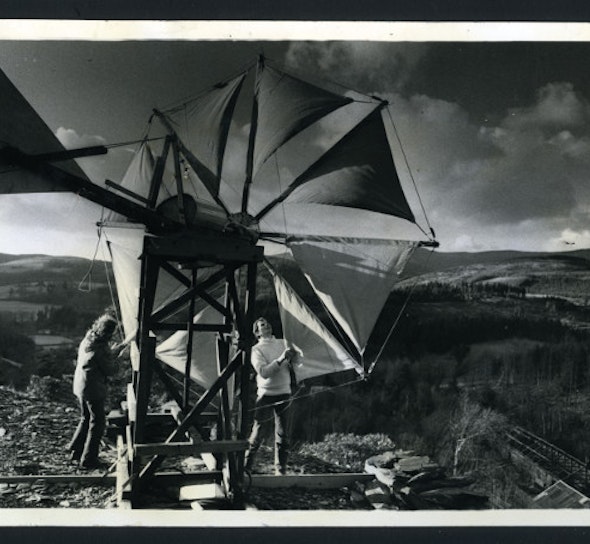 Creatan wind turbine - generating electricity in the 1970s