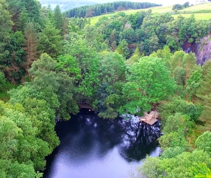 Reservoir at the Centre for Alternative Technology