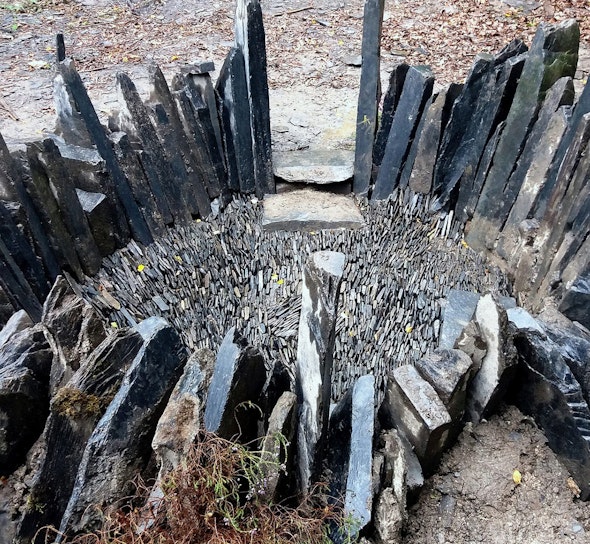 Slate circle - CAT