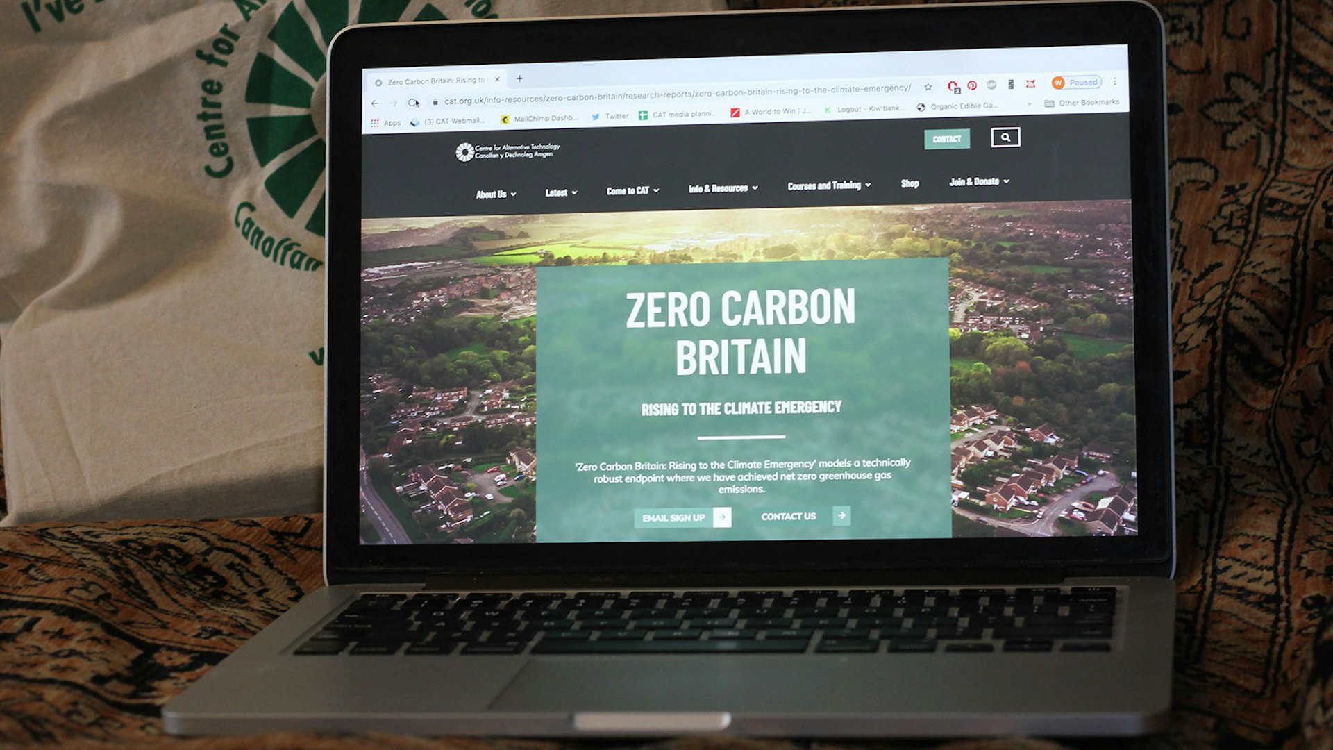 Zero Carbon Britain web page