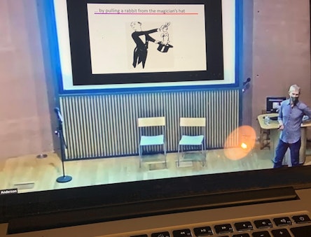 Screenshot of a CAT online lecture