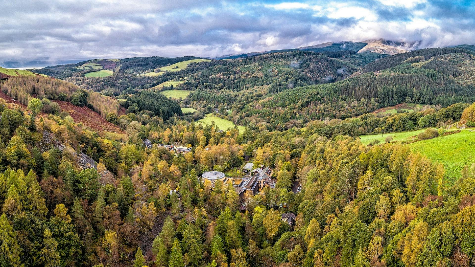 Aerial photo of the CAT site