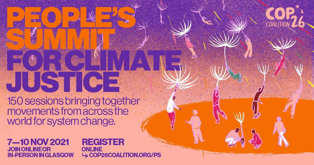 People's Summit for Climate Justice poster