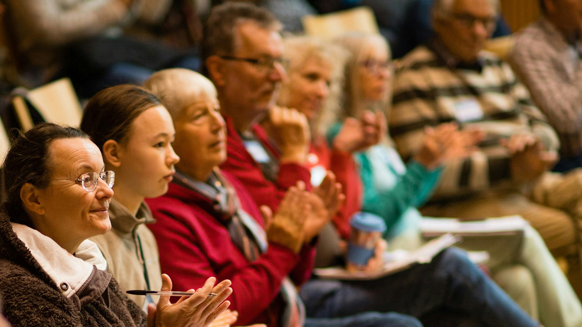 Members in the Sheppard Theatre at CAT