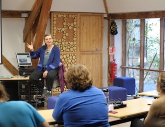 Dr Francis Hill teaching